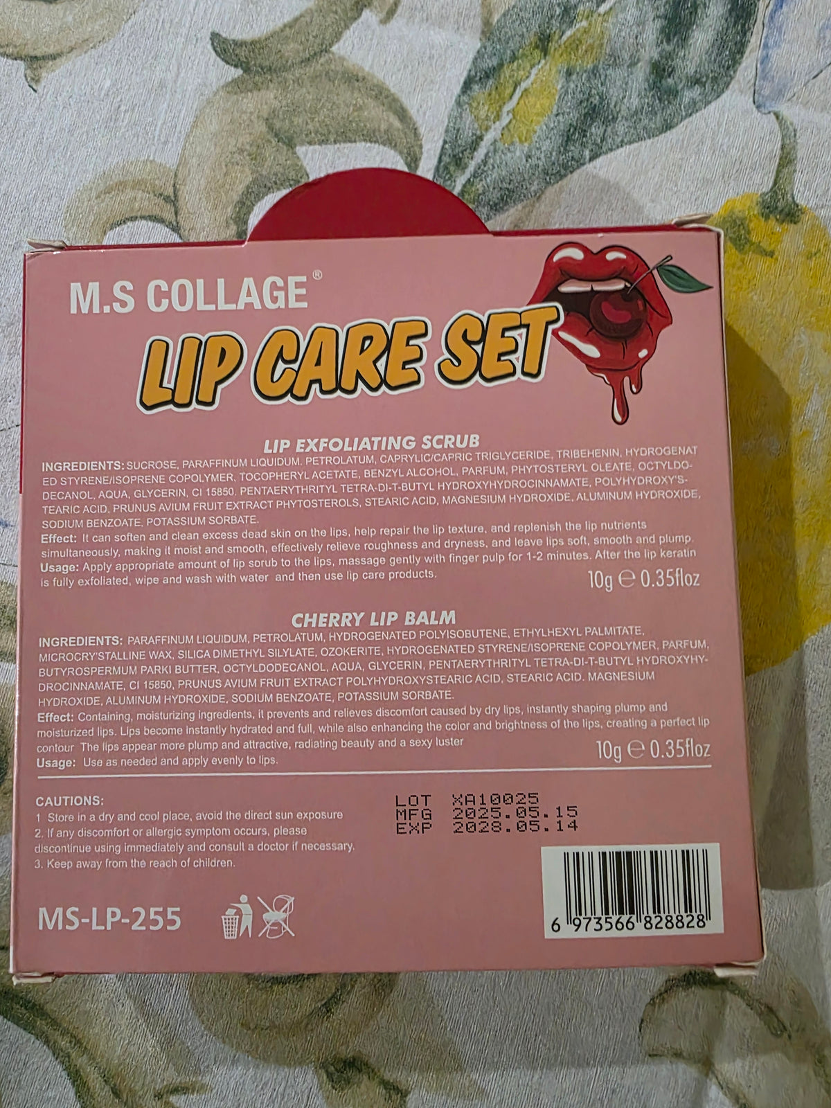 M.S Collage Lip Care Set , un kit per la cura delle labbra