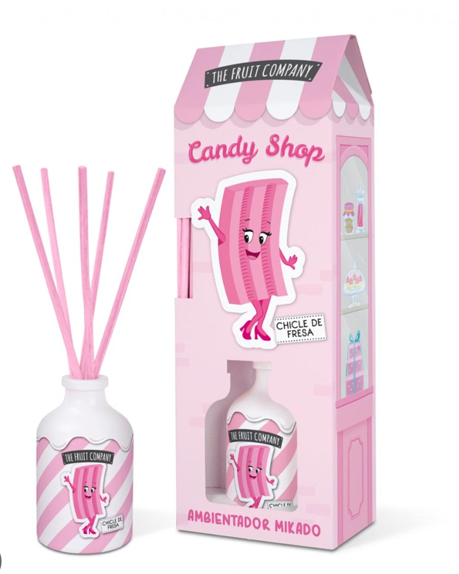 Deodorante per ambienti THE FRUIT COMPANY "Candy Shop-Mikado Chicle de Fresa" 40ml