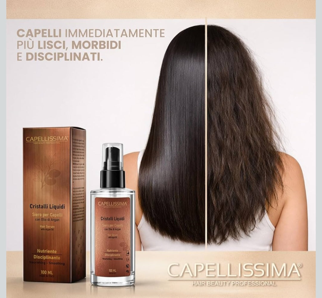 CAPELLISSIMA Cristalli Liquidi con Olio di Argan 100ml