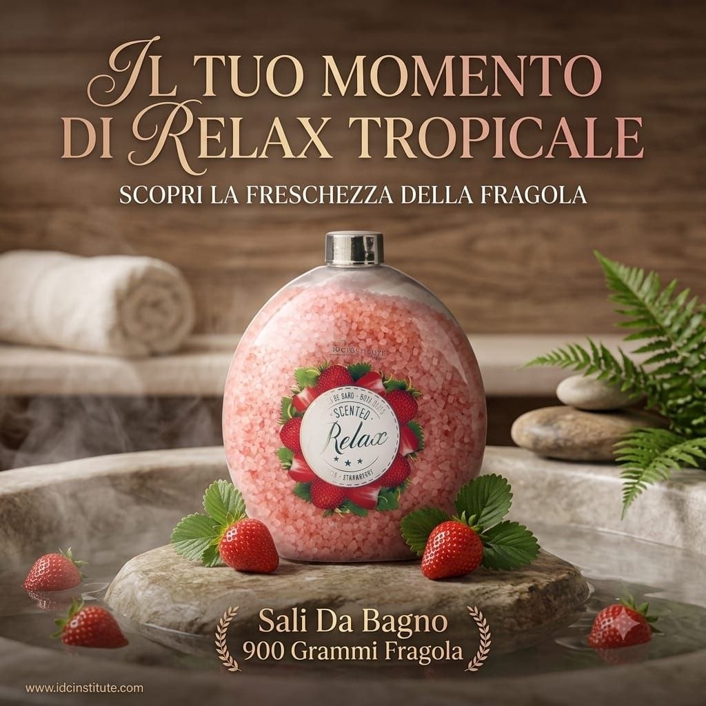 Sali da bagno IDC Institut "Relax" Fragola 900g