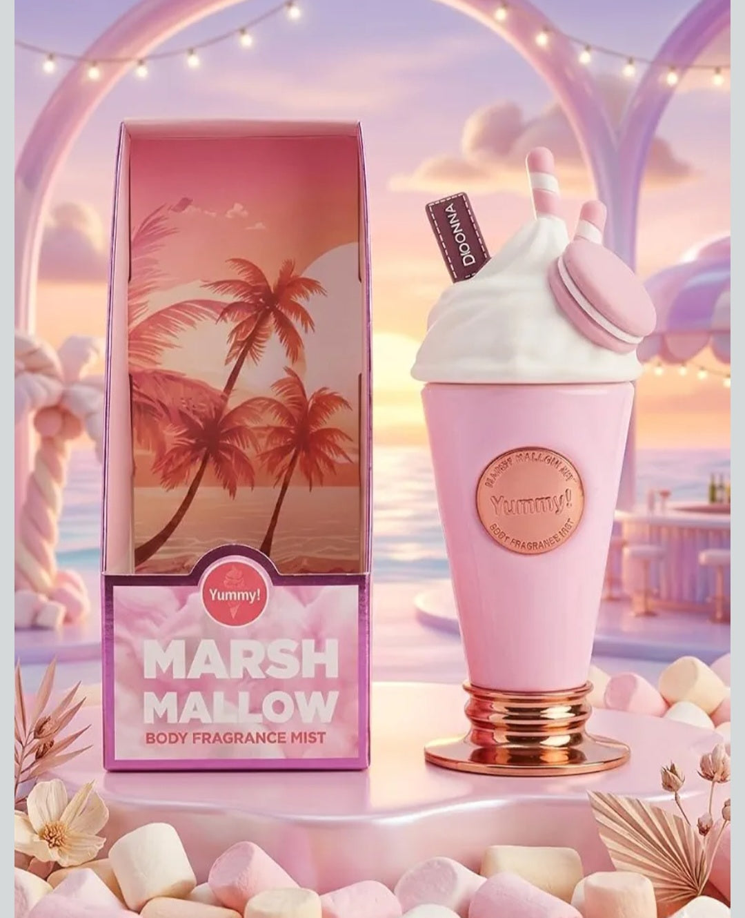 Body Mist D'DONNA Yummy "Marshmallow" 200ml