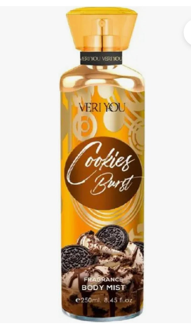 VERI YOU "Cookies Burst" Body Mist ( Acqua Corpo) 250ml