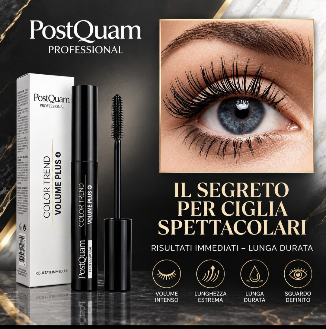 Mascara-"PostQuam Color Trend Volume Plus"
