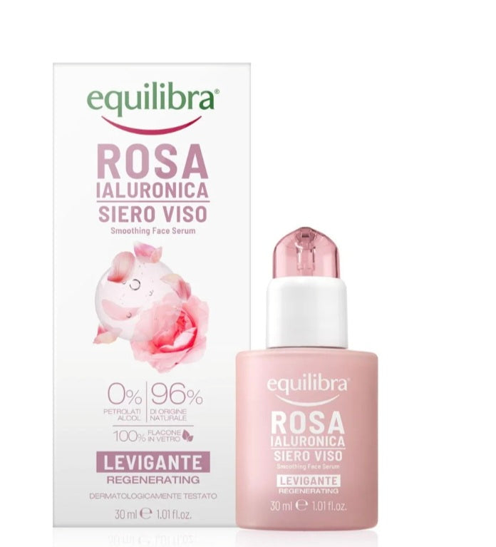 Equilibria Rosa Ialuronica Siero Viso Levigante