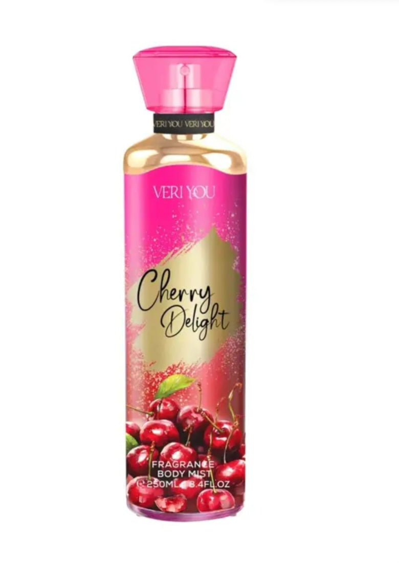 VERI YOU "Cherry Delight" Fragrance Body Mist ( Acqua corpo)  250ml