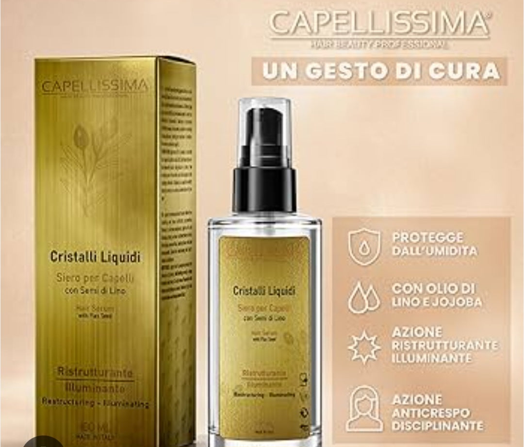 CAPELLISSIMA Cristalli Liquidi con Semi di Lino 100ml