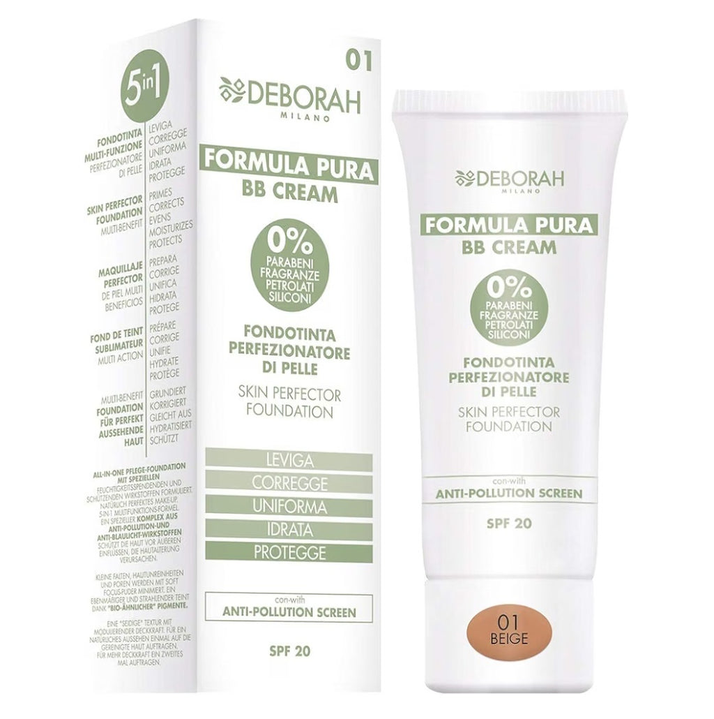 BB Cream Bio DEBORAH MILANO "Formula Pura 5 in 1 " 30ml