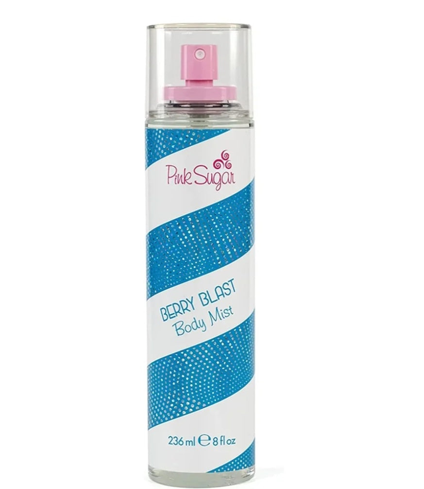 Body Mist PINK SUGAR Aqualina "Berry Blast" 236ml