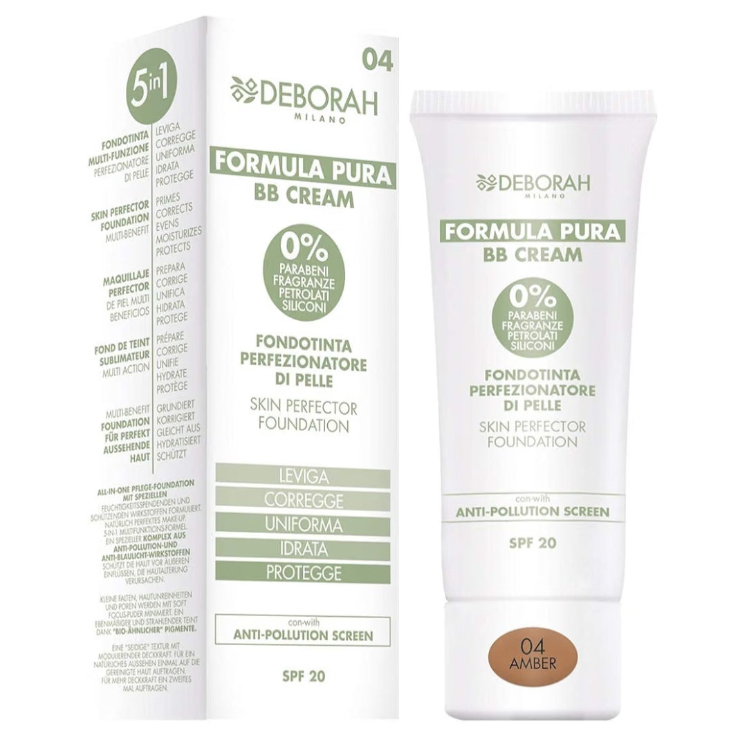 BB Cream Bio DEBORAH MILANO "Formula Pura 5 in 1 " 30ml