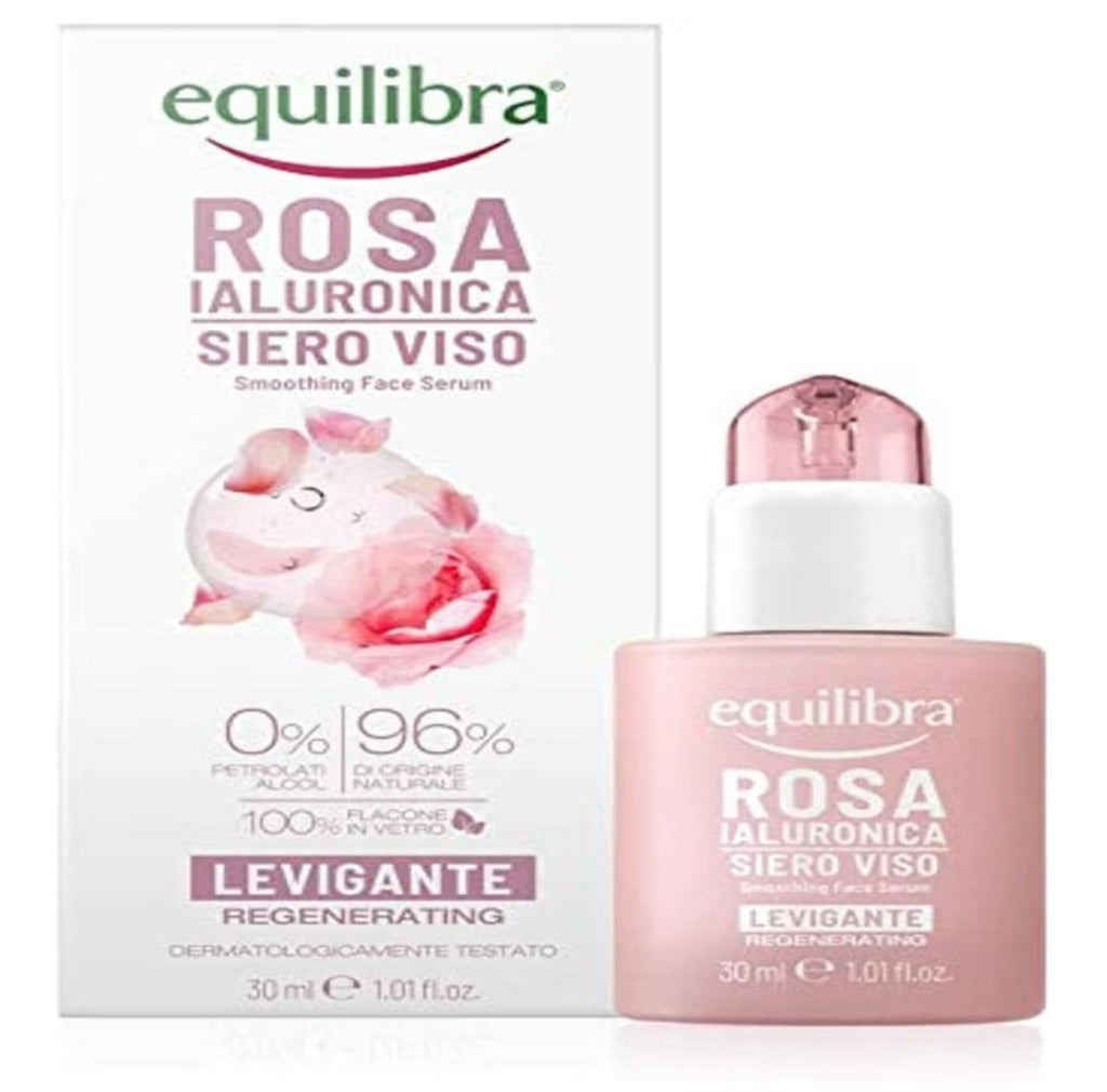 Equilibria Rosa Ialuronica Siero Viso Levigante