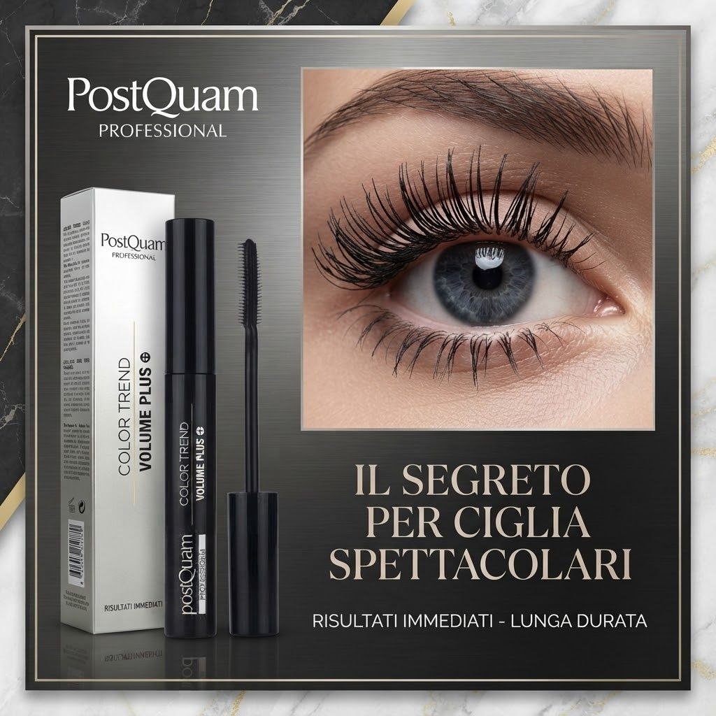 Mascara-"PostQuam Color Trend Volume Plus"