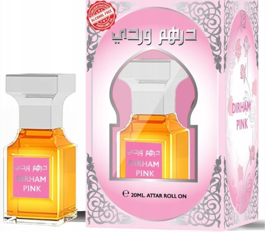 Profumo arabo ad olio ATTAR "Dirham Pink" Roll-on 20 ml