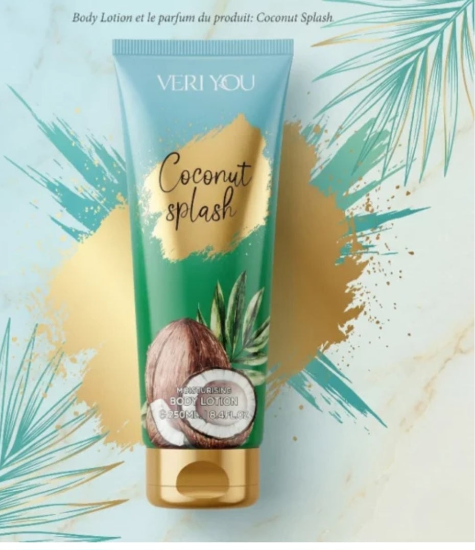 Very You Coconut Splash 250ml.  Body Lotion