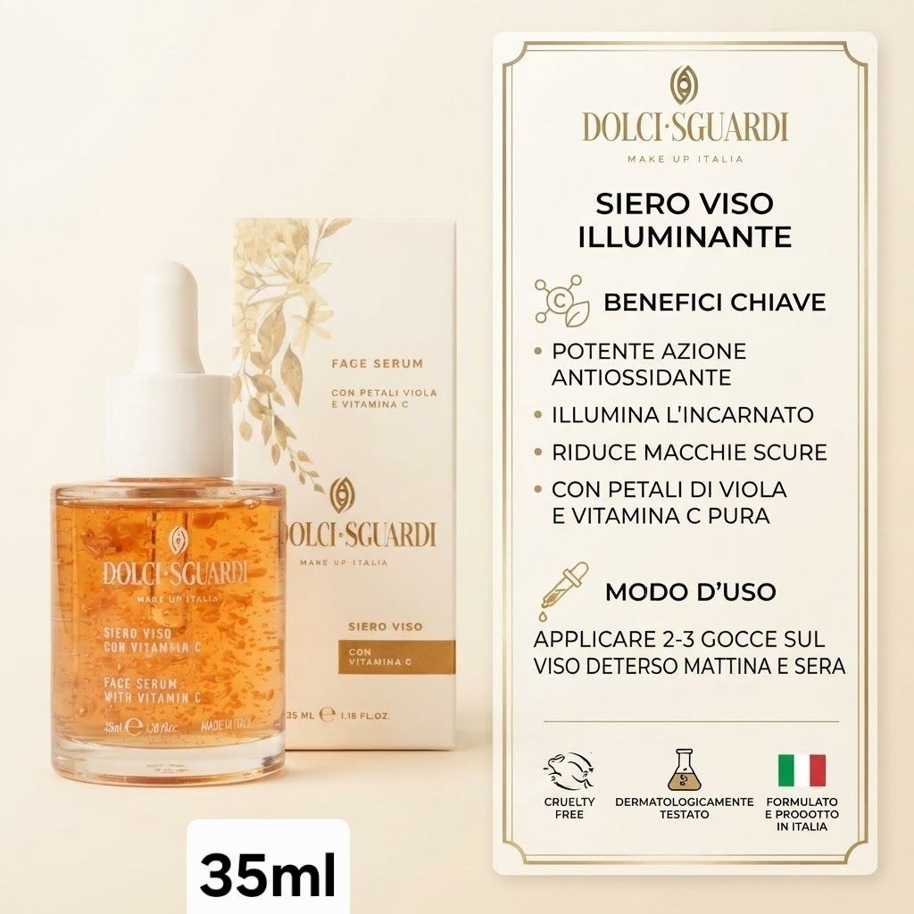 Siero Viso Dolci Sguardi con Vitamina C