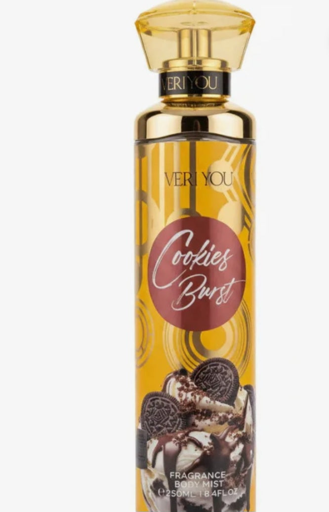VERI YOU "Cookies Burst" Body Mist ( Acqua Corpo) 250ml