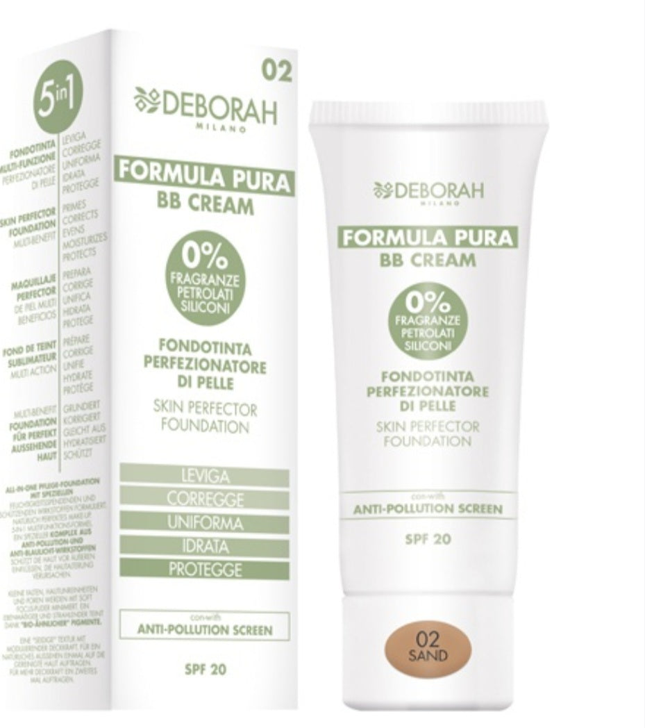 BB Cream Bio DEBORAH MILANO "Formula Pura 5 in 1 " 30ml
