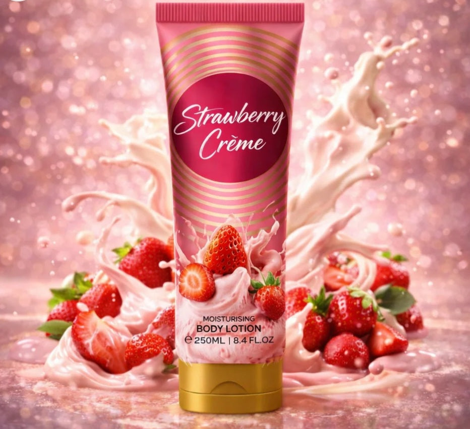 Very You Strawberry Crème 250ml.   Body Lotion