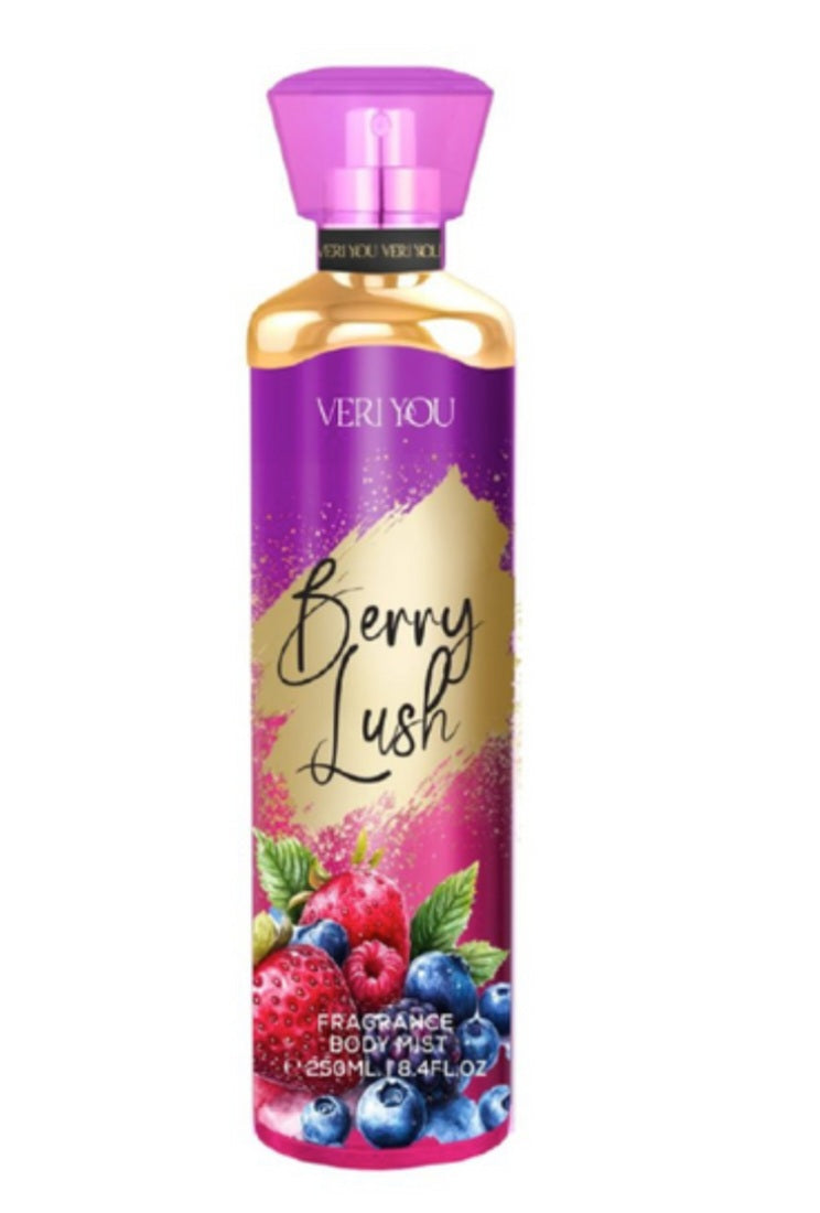 VERI YOU "Berry Lush" Body Mist ( Acqua Corpo) 250ml