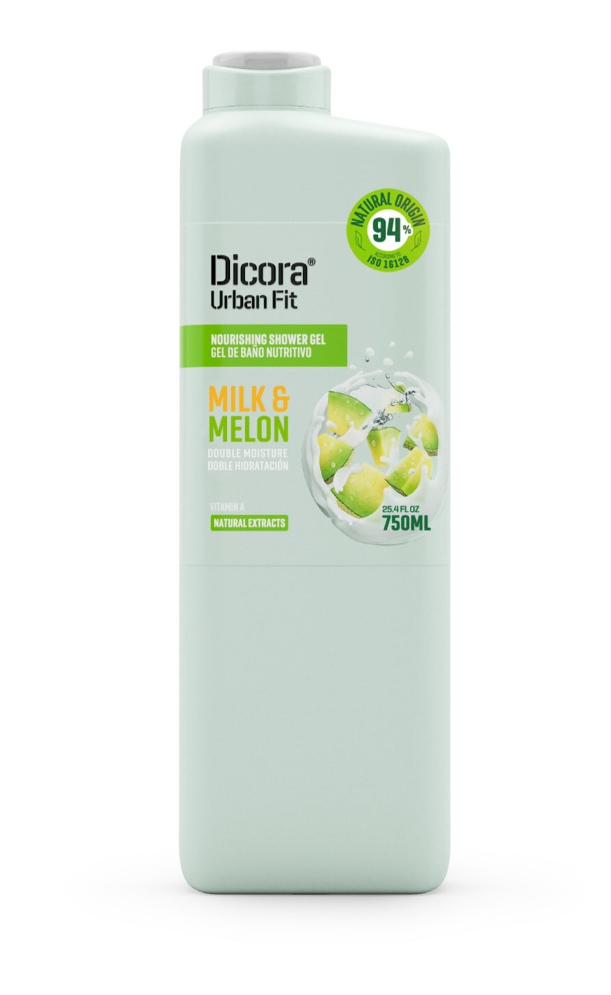 Bagnoschiuma DICORA Urban Fit "Milk & Melon" 750ml