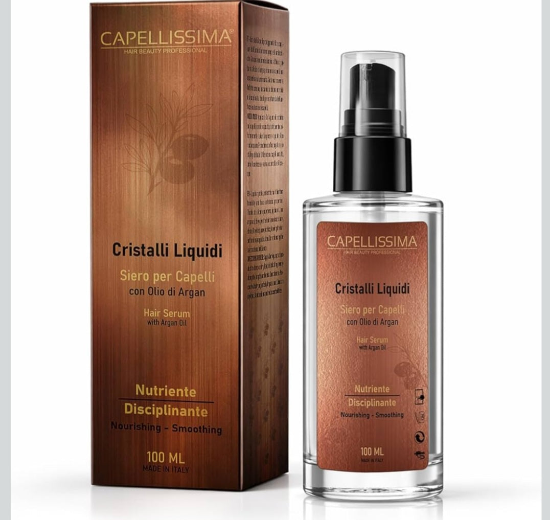 CAPELLISSIMA Cristalli Liquidi con Olio di Argan 100ml