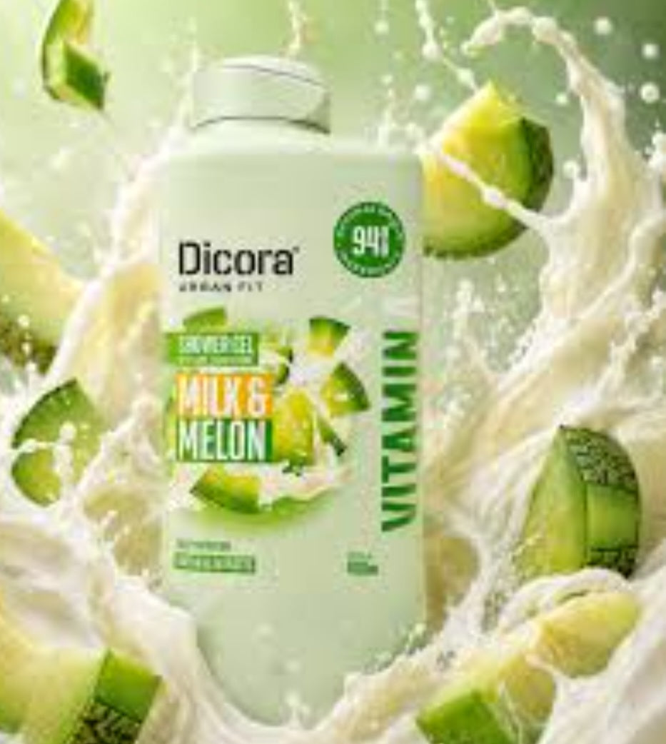 Bagnoschiuma DICORA Urban Fit "Milk & Melon" 750ml