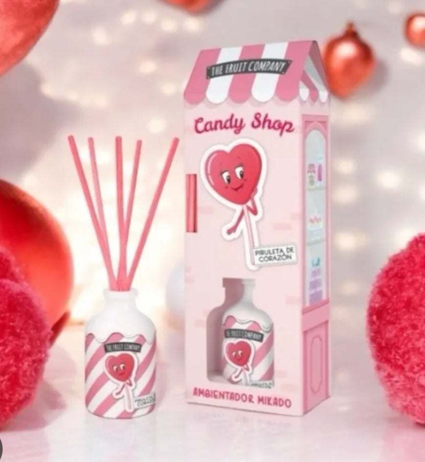 Deodorante per ambienti THE FRUIT COMPANY "Candy Shop-Mikado Piruleta de Corazón" 40ml
