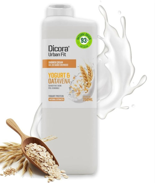Bagnoschiuma DICORA Urban Fit "Protein Yogurt & Oats Avena" 750ml