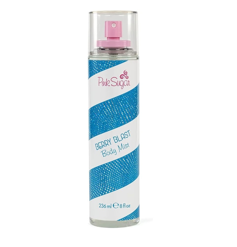 Body Mist PINK SUGAR Aqualina "Berry Blast" 236ml