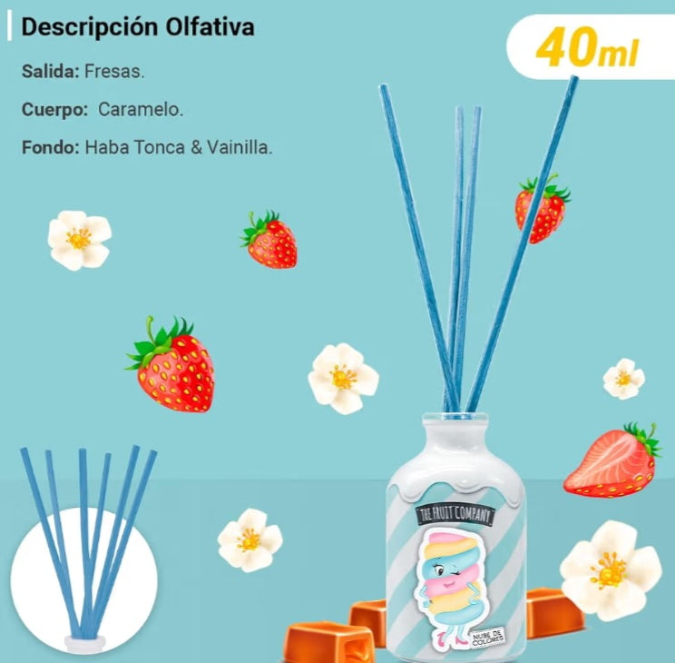 Deodorante per ambienti THE FRUIT COMPANY "Candy Shop-Mikado Nube de Colores" 40ml